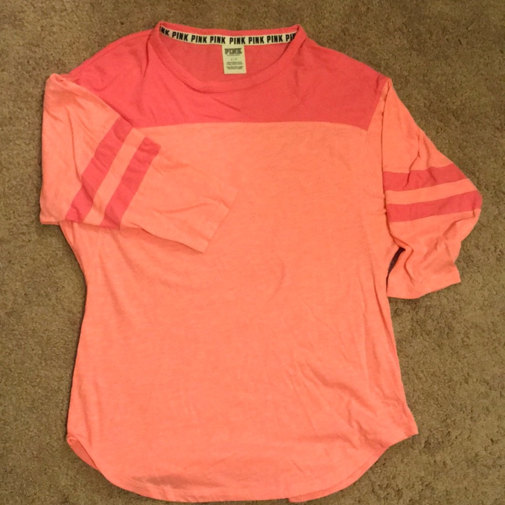 Victoria’s Secret Pink 3/4 Sleeve Tee